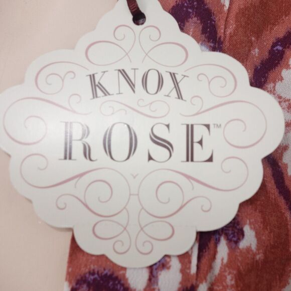 NEW Knox Rose Cognac Paisley Duster Cardigan Kimono Pink Women's Medium/Large - Picture 5 of 10
